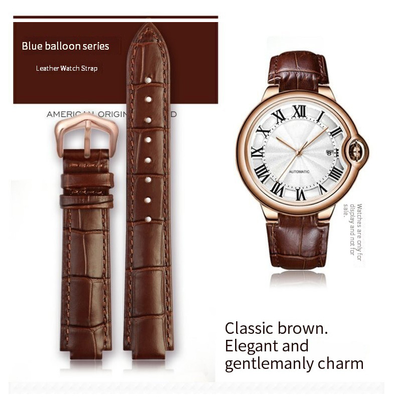Cartier Watch Ballon Bleu - Ремешок из воловьей кожи для часов,