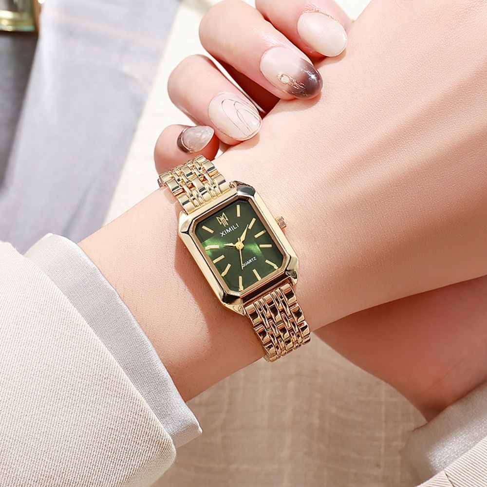 Canvas Strap Watch - Модные кварцевые часы из нержавеющей стали