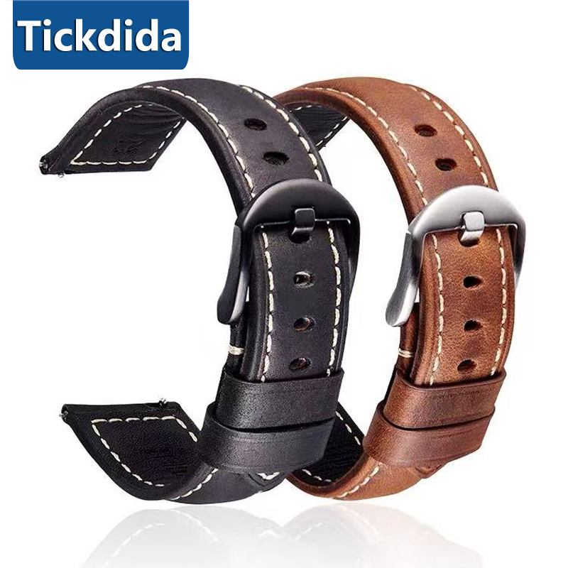 Leather Strap Quick Release - Высококачественный ремешок из натуральной кожи для