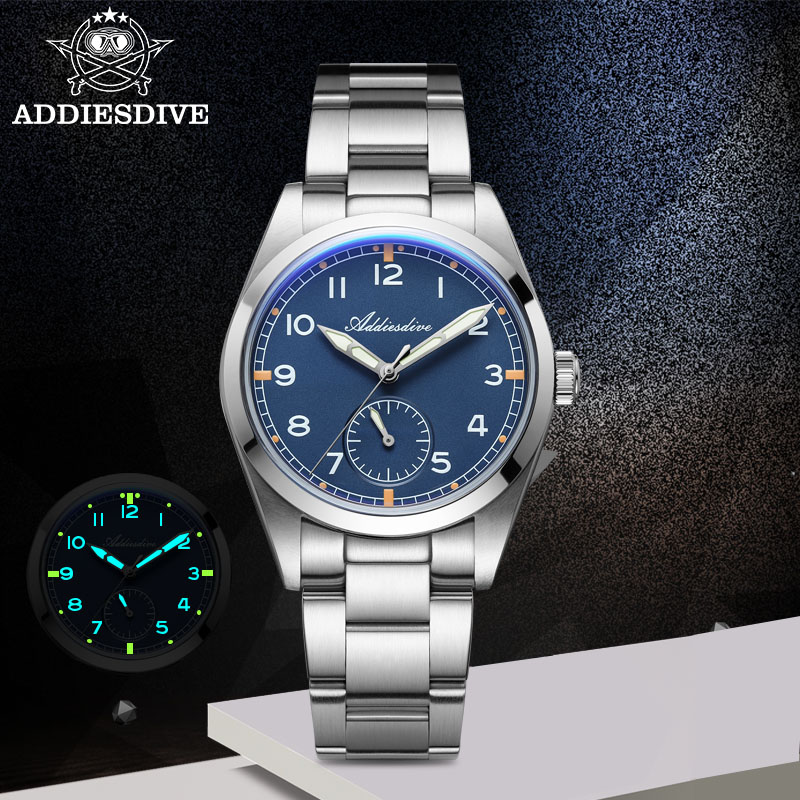 ADDIESDIVE 36 мм мужские кварц – обзор и цена Stainless Bracelet Diver